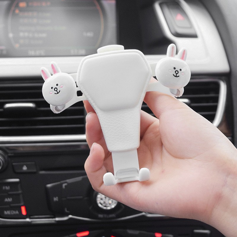 Giá đỡ điện thoại kẹp cửa gió điều hòa ô tô, Kẹp điện thoại để xe hơi