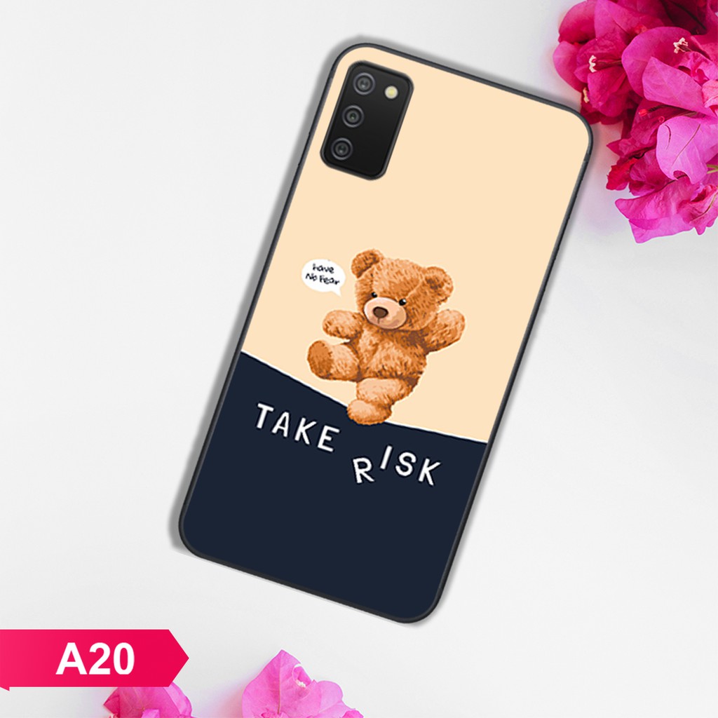 ỐP LƯNG SAMSUNG A02S HÌNH GẤU BEER HIPHOP SIÊU CUTE