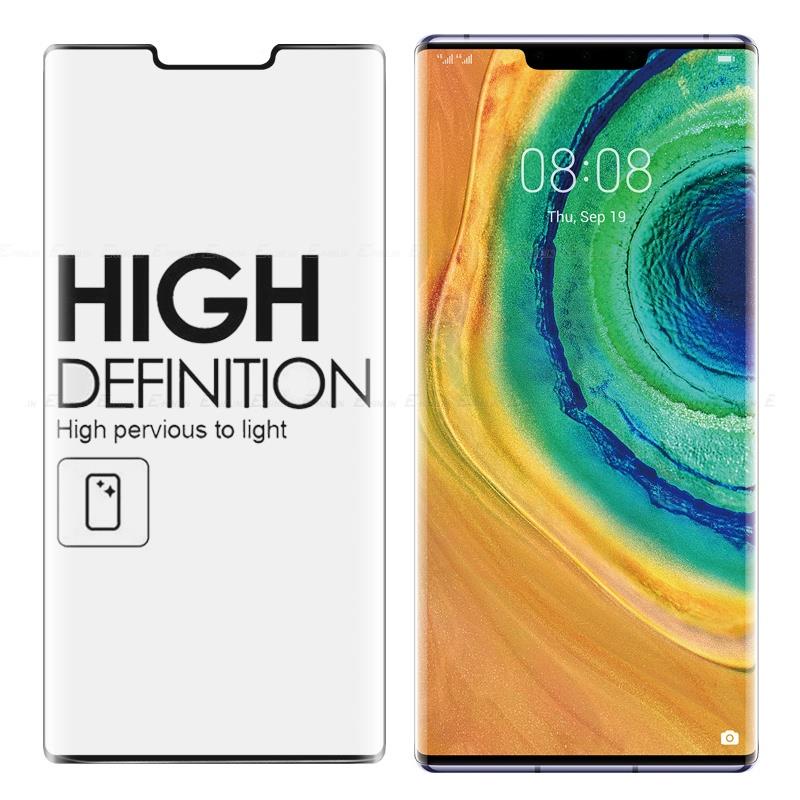 Kính Cường Lực 9H Bảo Vệ Toàn Màn Hình Viền Cong 3D Cho HuaWei Mate 50 40 30 20 Pro Plus Lite RS 40E 30E