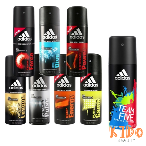 Xịt Khử Mùi Toàn Thân Nam Ngăn Mồ Hôi Adidas Neo Body Spray 150ml (Nhiều Mùi)