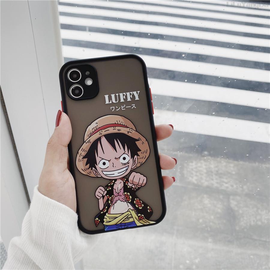Ốp Điện Thoại Dẻo Họa Tiết Hoạt Hình One Piece Luffy Zoro Cho iPhone 7 8 Plus X XR XS 11 12 13 14 Plus 14 Pro Max SE 2020