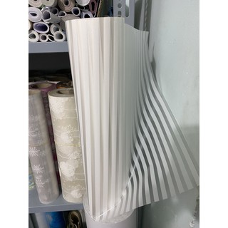 DECAL 1 Mét PVC giấy dán kính mờ ( KHỔ 45CM ) – SỌC MỜ KK044