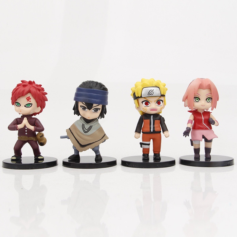 Mô hình Naruto ChiBi 12 nhân vật cao 7cm,Figure anime Naruto chibi thế hệ mới