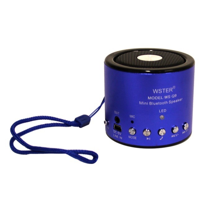 Loa Bluetooth mini Wster WS-Q9 -Màu tùy chọn - BẢO HÀNH 6 THÁNG 1 ĐỔI 1