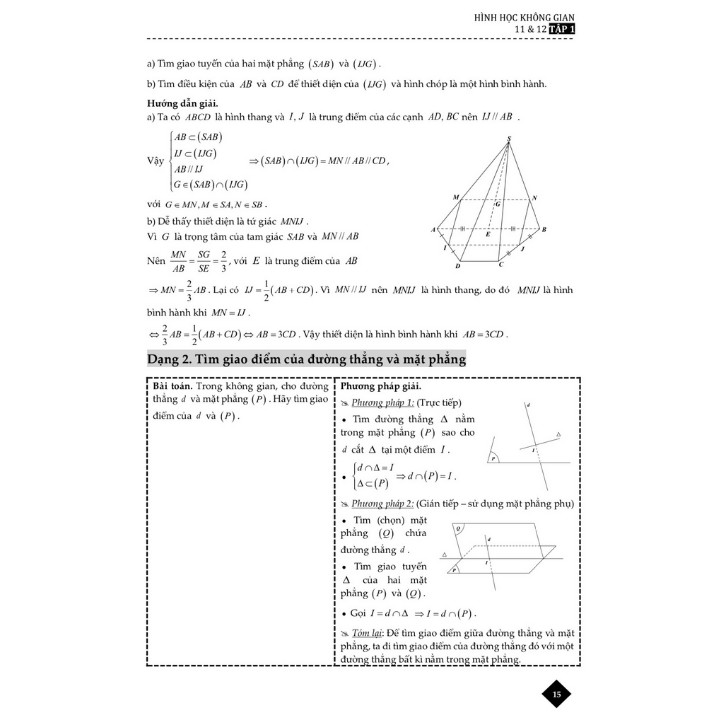 Sách - Top 1 THPT Hình Học Không Gian Lớp 11 &amp; 12 - TCD