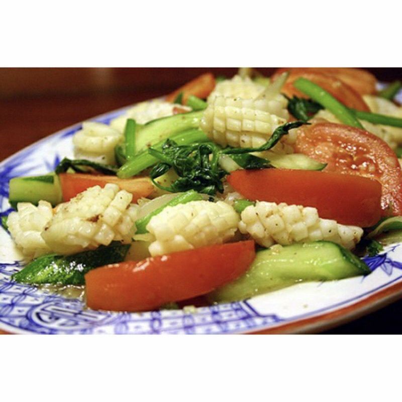 1kg Mực tỉa hoa chiên, xào ,....( đ.ông lạnh)