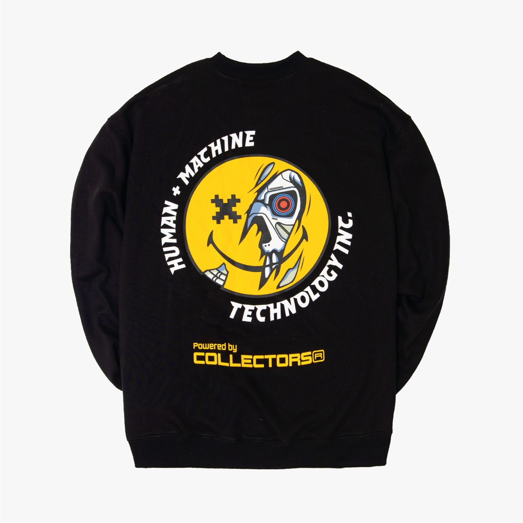 Áo sweater Đen Collectors Racing City "Human + Machine"