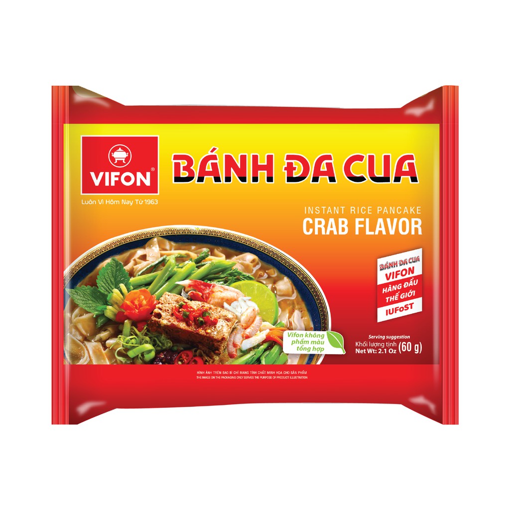 Thùng 30 Gói Bánh Đa Cua VIFON 60g/Gói | BigBuy360 - bigbuy360.vn