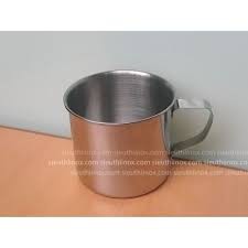 Cốc inox, ca inox 7cm dày dặn