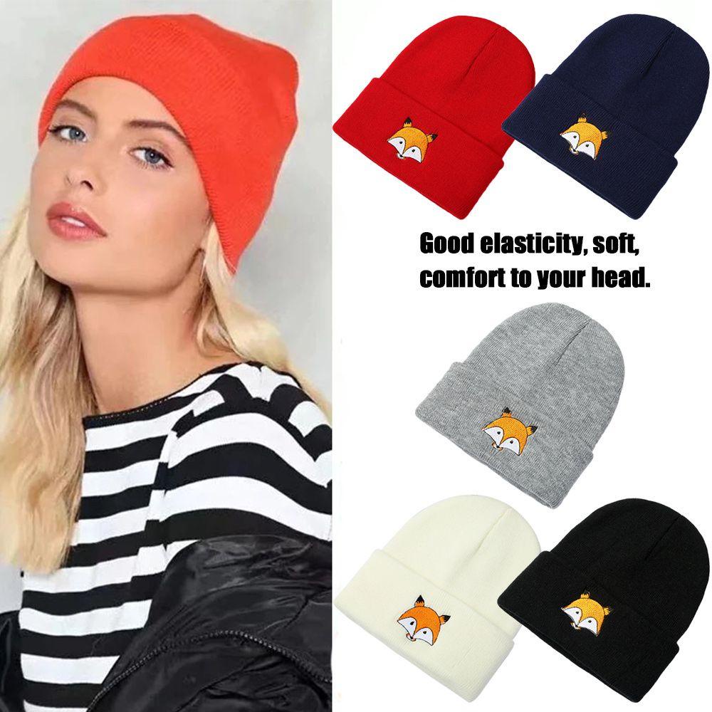 Mũ Len Trùm Đầu Màu Trơn Dễ Thương Chất Lượng Cao Cho Nam Và Nữ