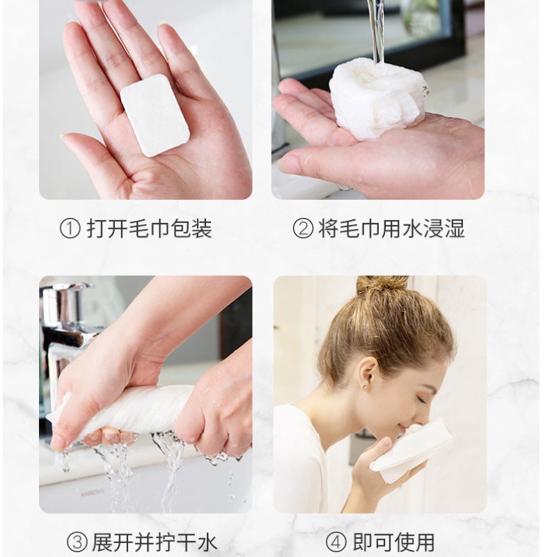Khăn Mặt Dạng Nén Sử Dụng 1 Lần Để Đi Du Lịch Tiện Lợi