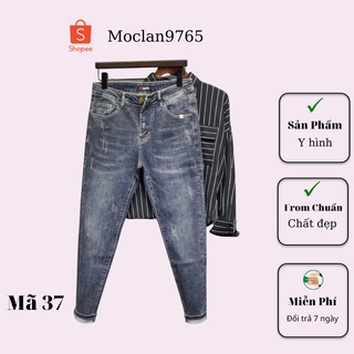 Quần jean nam cao cấp, chất liệu bò ( jean ) mềm mịn, from chuẩn, có nhiều mẫu đi kèm Moclan50