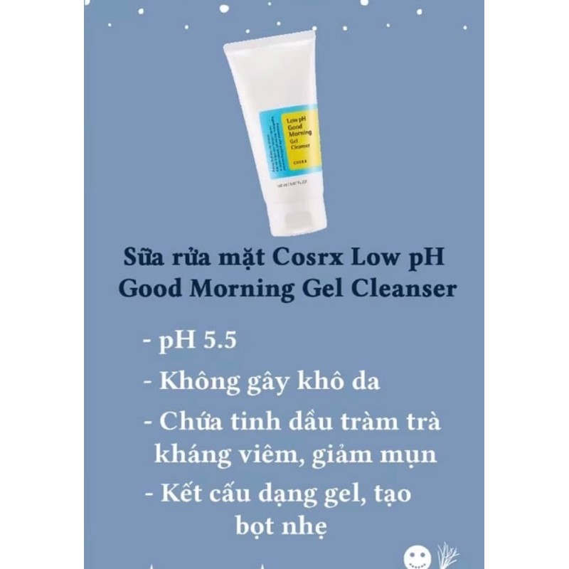 Sữa Rửa Mặt Cosrx Low pH Good Morning Gel Cleanser 150ml | BigBuy360 - bigbuy360.vn
