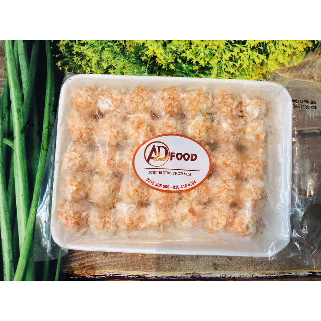 1KG CÁ VIÊN SỐT MAYONNAISE CỐM ĐỎ ĐÓNG KHAY( 35 Viên)