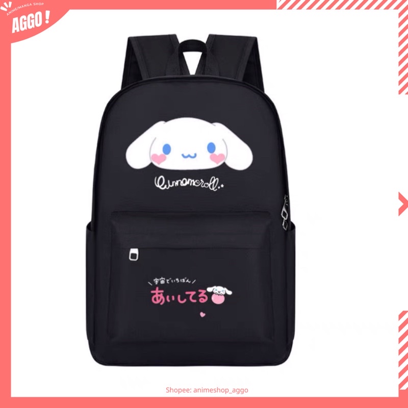 Balo đi học mèo hoạt hình Cinnamoroll dễ thương cho nữ