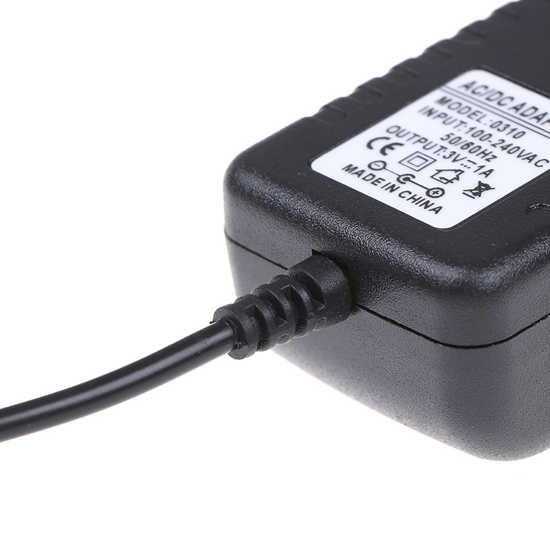 [Adoralovesuper♥Bộ Chuyển Đổi Nguồn Điện DC 3v 1a ac Phích Cắm eu 5.5mm x