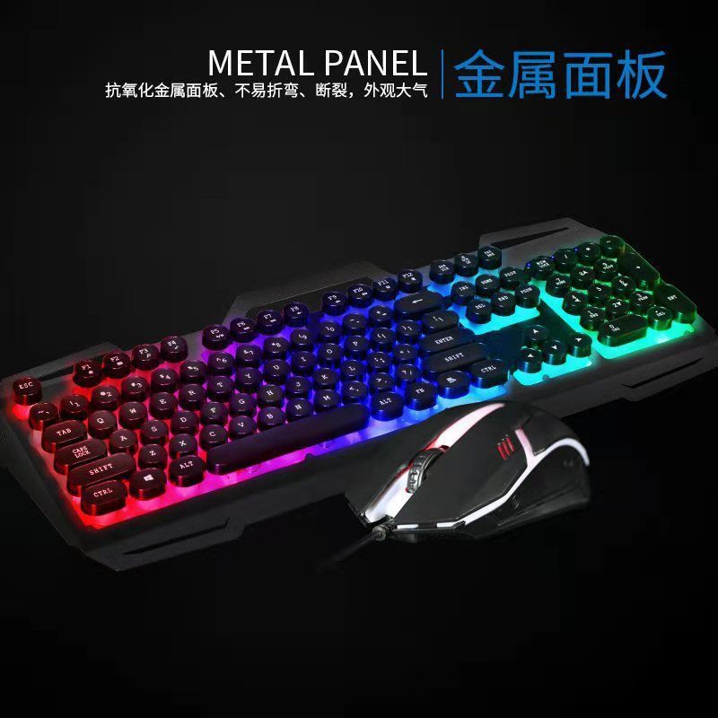 【Sẵn sàng giao hàng】 bàn phím cơ bàn phím cơ bàn phím gamingpunk dạ quang bàn phím và chuột bộ điều khiển | BigBuy360 - bigbuy360.vn