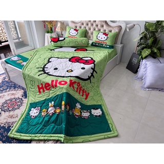Ga gối thun lạnh 5D cao cấp mẫu bé kitty