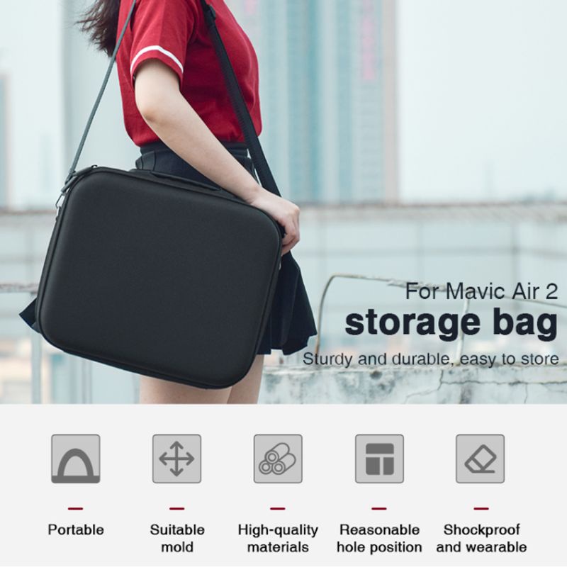 Hộp đựng chống sốc sức chứa lớn có dây đeo vai cho D-JI Mavic Air 2 | BigBuy360 - bigbuy360.vn