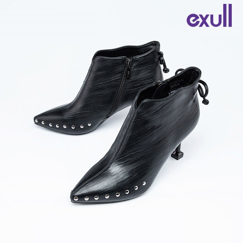 Bốt Exull da mềm, siêu nhẹ, gót nhọn thời trang 7.5cm (size 37-235)