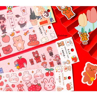 Sticker Trang Trí 39x6,5cm Gấu Thỏ (Hết Mẫu 1,2,3,4)