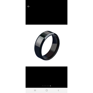 nhẫn trơn titanium thép