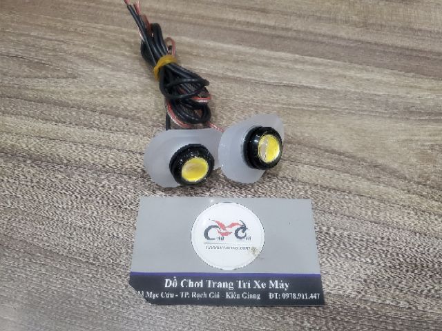 Xinhan cúc áo lớn viền led audi gắn mọi loại xe siêu đẹp