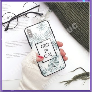 [HOT] Ốp Lưng Kính Cường Lực Tropical Summer