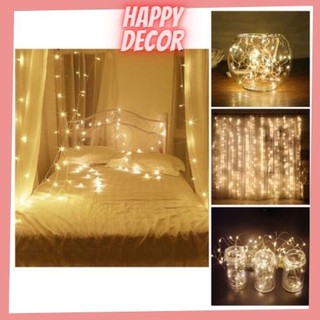 Dây đèn fairy light trang trí 5m, 3 chế độ nháy