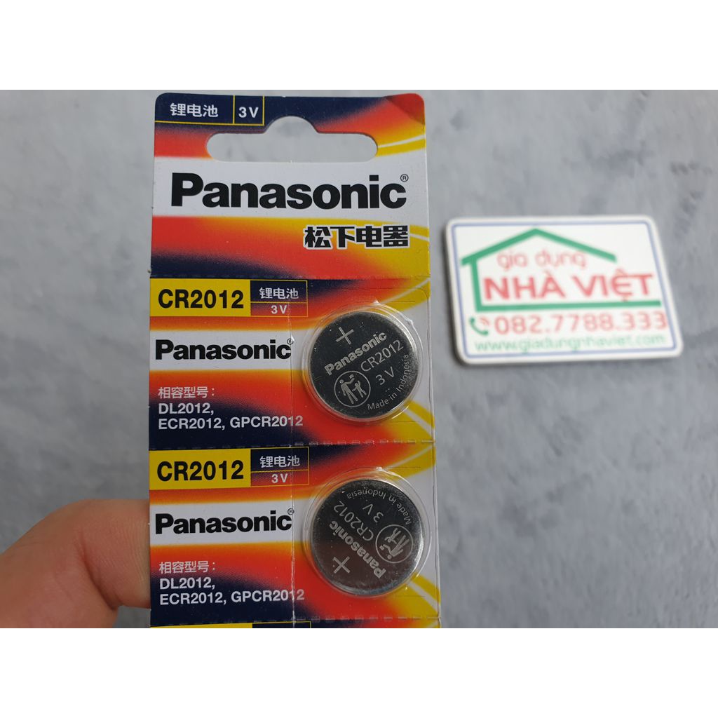 Pin cúc áo Panasonic Lithium CR2012