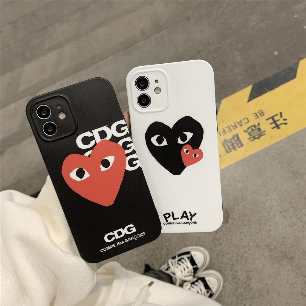 Ốp điện thoại nhựa mềm in hình logo CDG cho IPhone13 12 Mini 11 PRO MAX 7/8plus SE2020 X/XS XR XSMAX