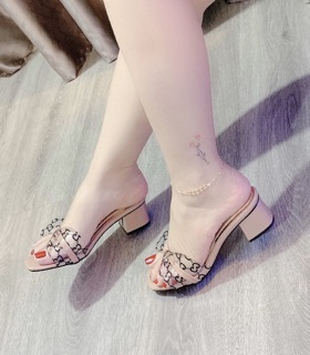 Guốc nơ Gucci