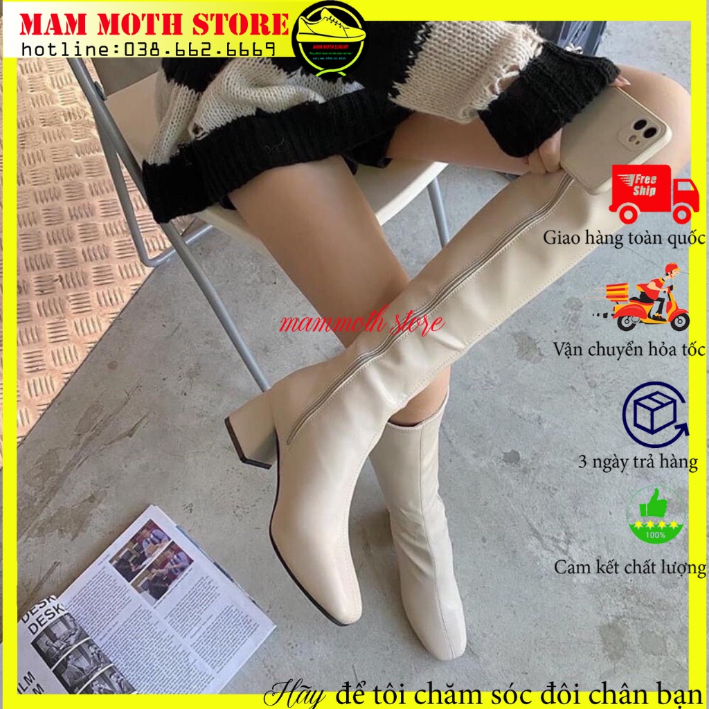 Boot đùi, bốt đùi khóa sườn, boots nữ cao cổ hàng quảng châu cao cấp đủ size nữ shop MAMMOTH | WebRaoVat - webraovat.net.vn