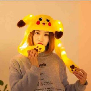 Nón thú vẫy tai pikachu sáng đèn