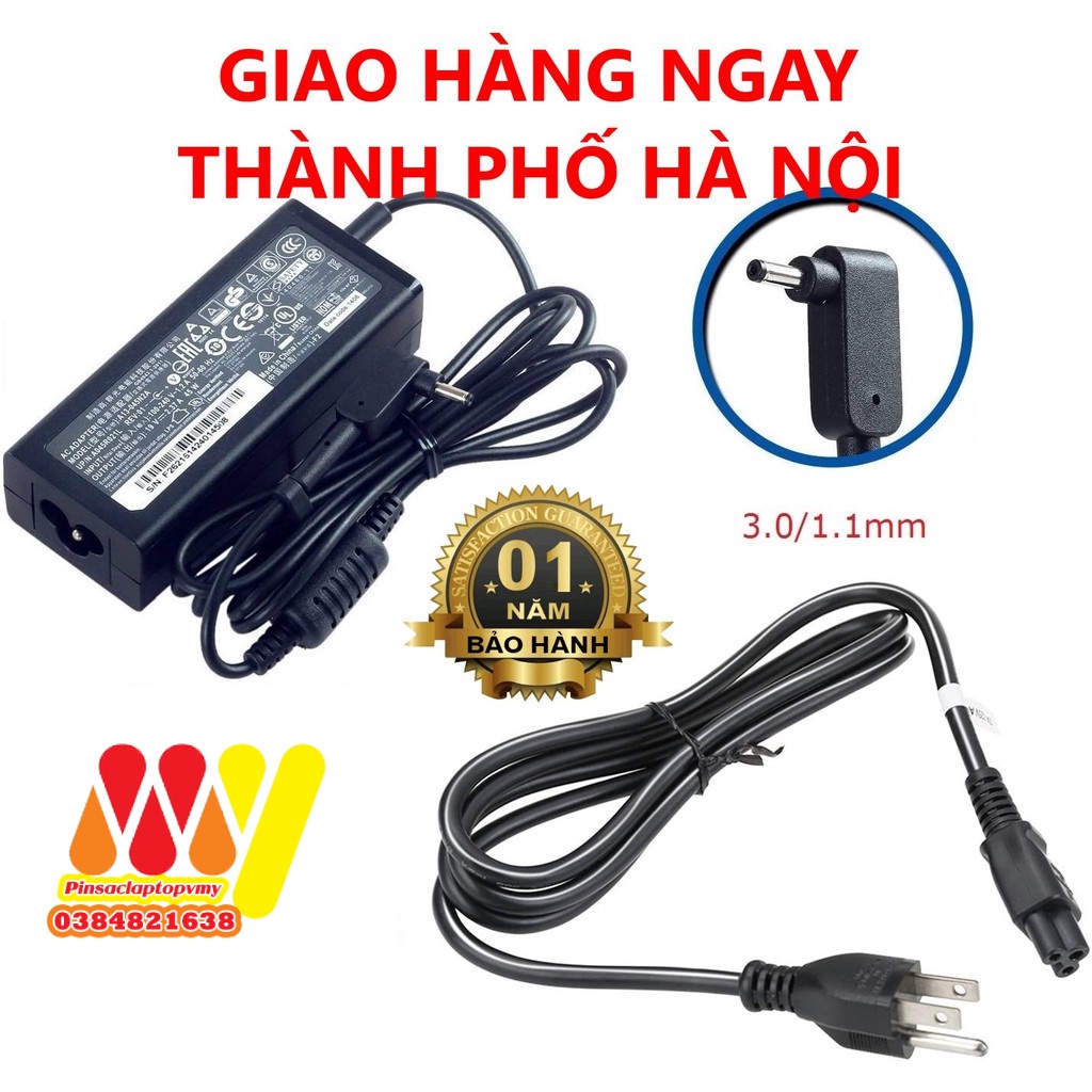 [BH 1 đổi 1] Sạc Adapter Acer 19V-2.37A 2.1A 45W Spin 3 5 SP513-51 SP513-52N SP314-52 SP513-53N SP314-51