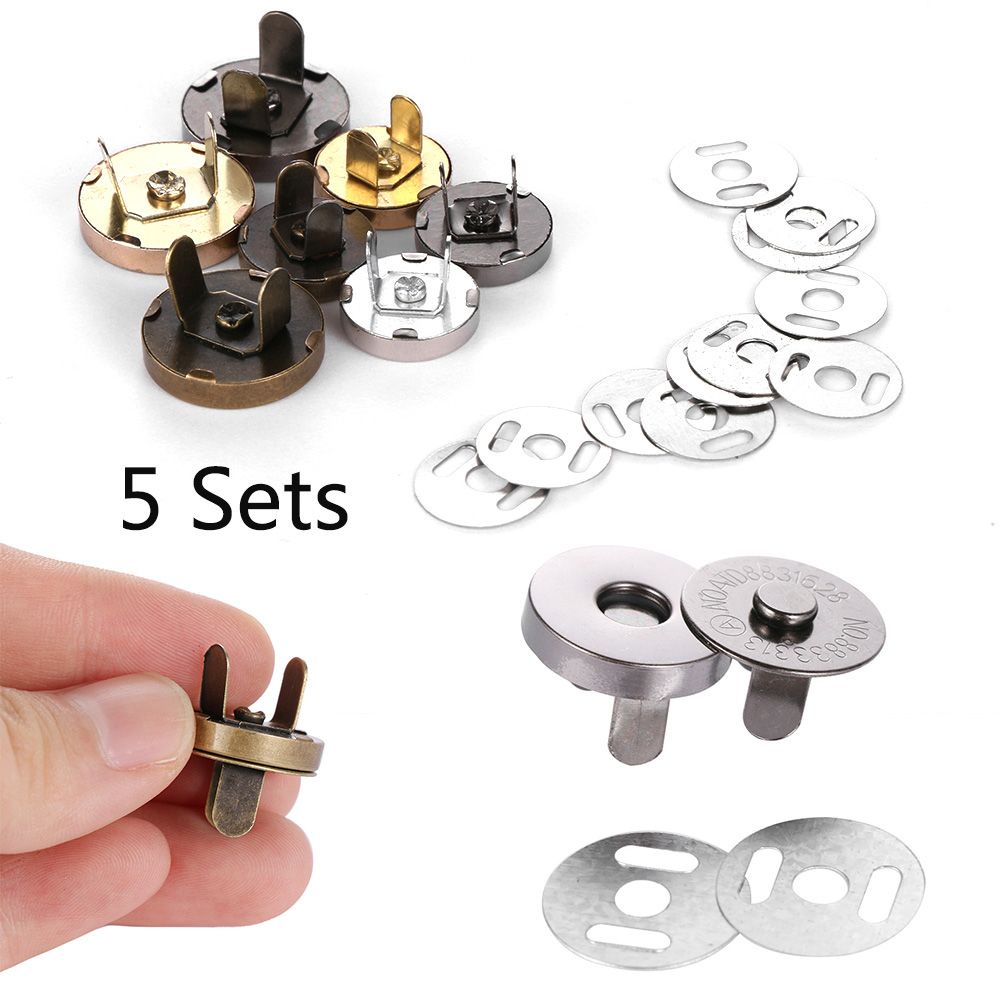 Nút bấm bằng nam châm và kim loại thay thế cho túi xách/hành lý tiện lợi