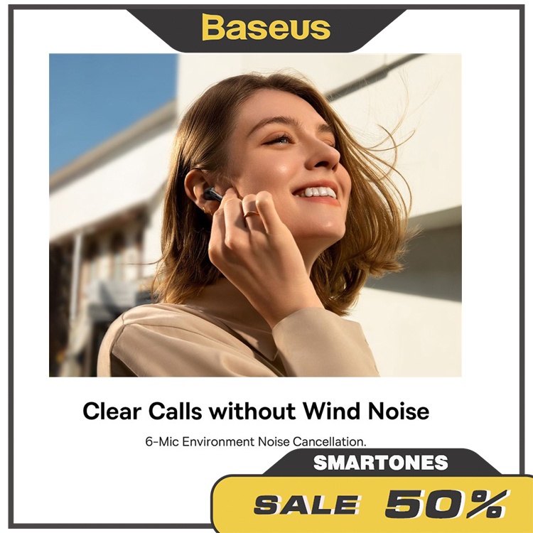 Tai nghe không dây chống ồn chủ động ANC Baseus Storm 3 Bluetooh 5.2