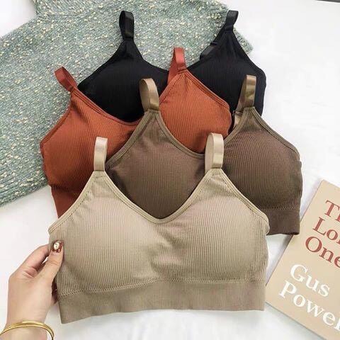 Áo bra gân tăm tập gym, yoga, năng động thể thao_Br01
