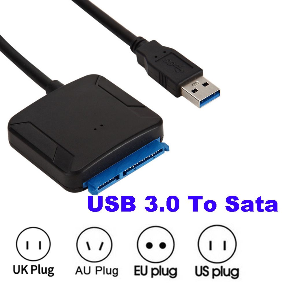 Cáp Chuyển Đổi Cleoes 0.4m 2.5 "Usb 3.0 Sang Sata Hdd / Ssd Us / Uk / Au / Eu Plug 2.5 / 3.5 Inch | BigBuy360 - bigbuy360.vn