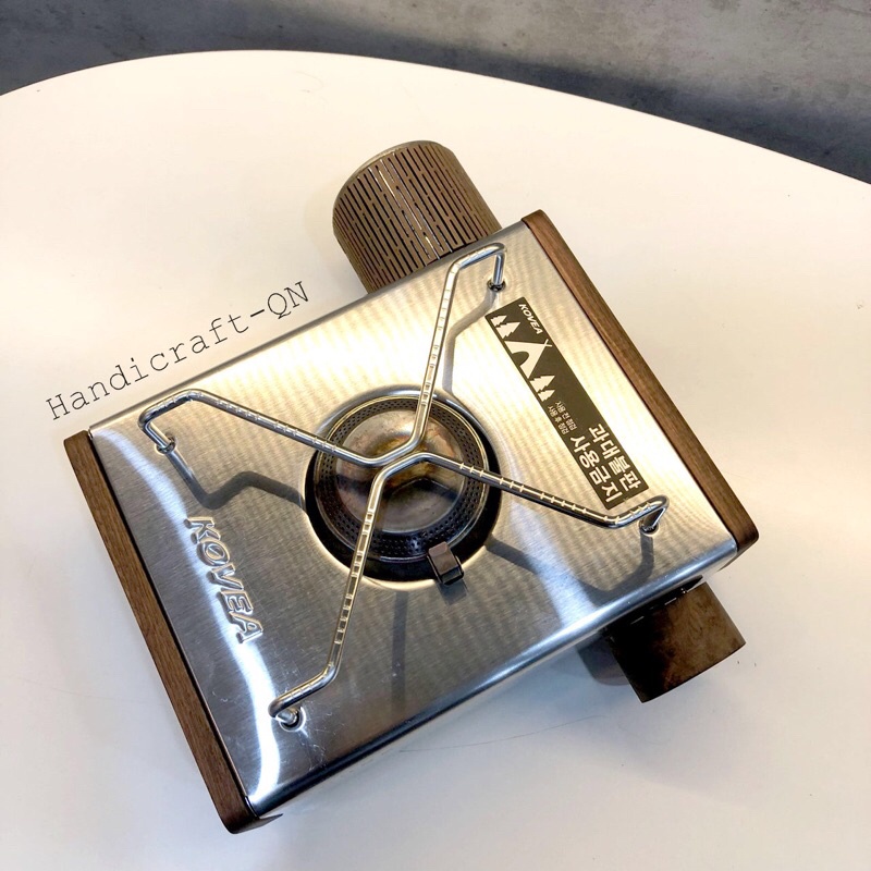 Ốp gỗ bình G.a.s bếp kovea cube