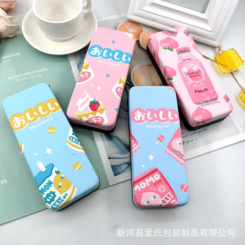 Hộp Đựng Kính Thời Trang Dáng Vuông Họa Tiết Hoạt Hình Dễ Thương