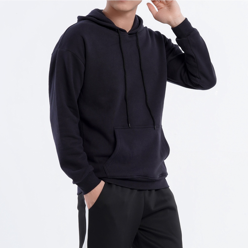 Áo Hoodie Basic ROUGH Chất Nỉ Bông Ấm Áp, Dày Dặn, Phong Cách Hàn Quốc 5 Màu Trẻ Trung