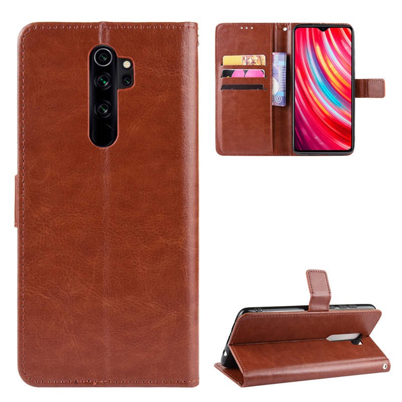 Xiaomi Redmi Note 8 Pro Case Cover Flip PU Leather Stand Xiaomi Redmi Note 8 Pro Note8 8Pro Case Cover Flip PU Leather Stand