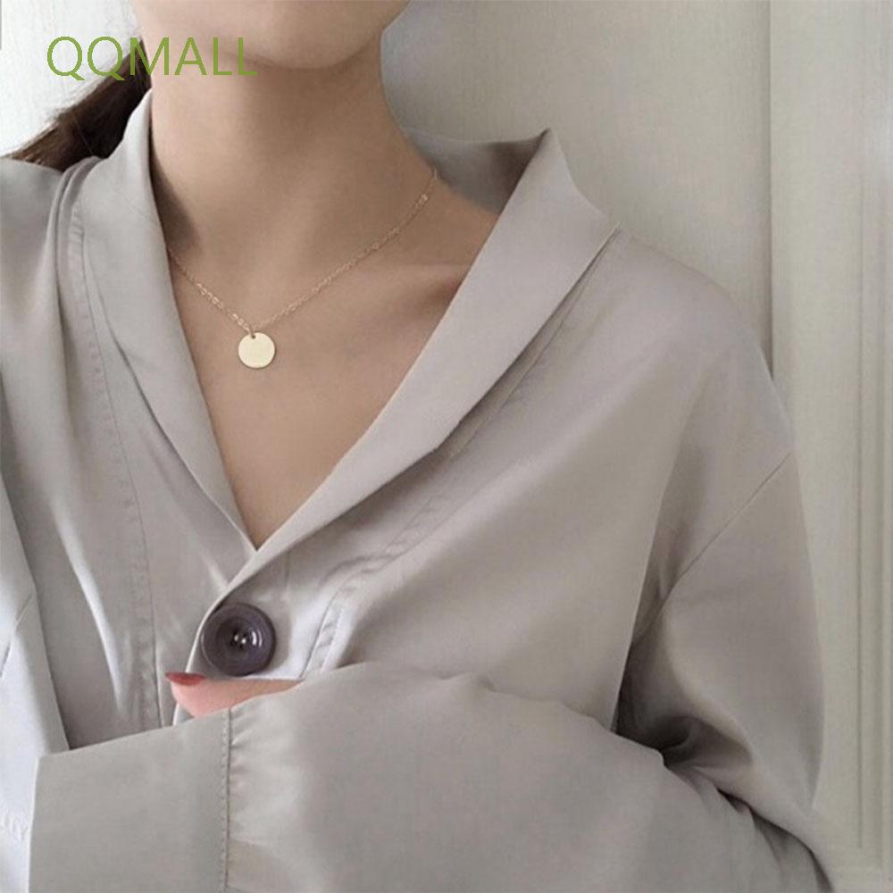 Dây Chuyền Mặt Hình Đồng Xu Tròn Thời Trang