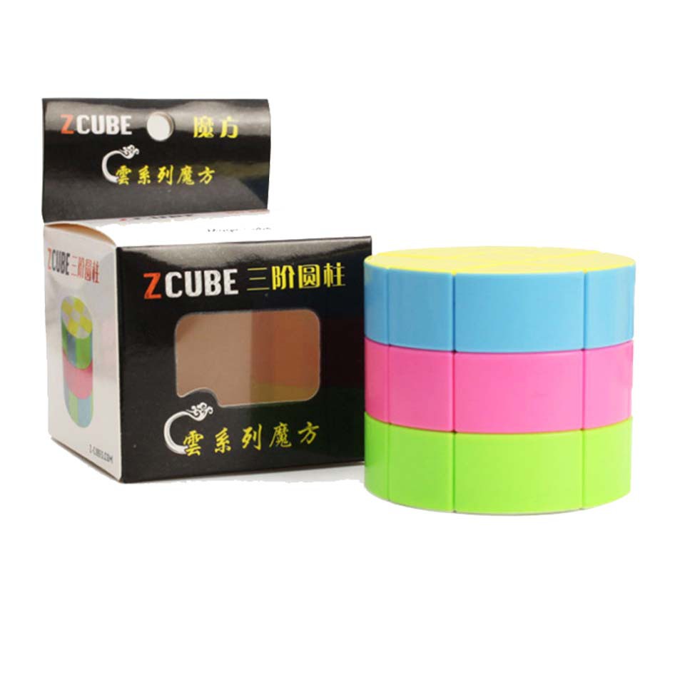 Rubik Biến Thể Cylinder Stickerless Z-Cube Cloud 3-layer