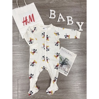 Body cotton H&M xuất dư sz 0-24m