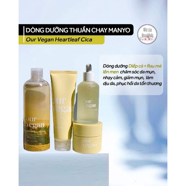Dòng dưỡng thuần chay 100% Vegan Manyo