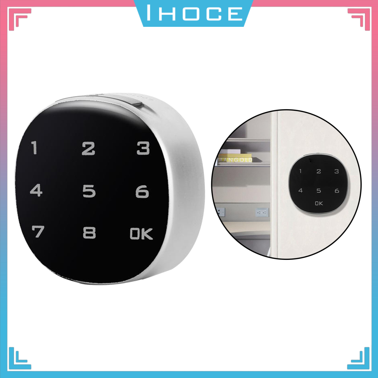 Electronic Smart Lock Password Digital Lock, Easy Install Cabinet Drawer Home Office Gym Cabinet Secure Safety Lock Wardrobe File Mail Box Lock