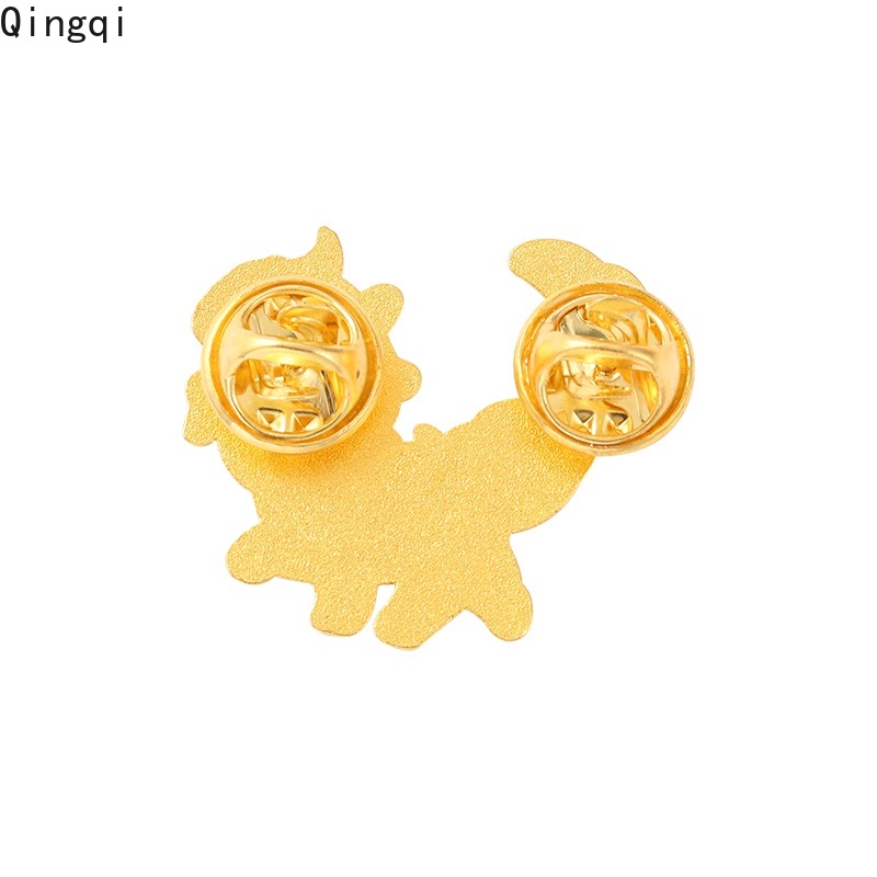 Huy hiệu cài áo Miss Zoe tráng men họa tiết hoạt hình dễ thương