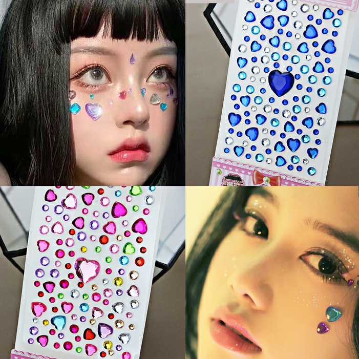 Sticker Đính Đá 3D Crystal Deco Dán Trang Trí Đáng Yêu